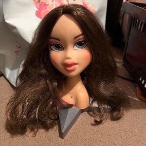 Vintage 2003 Rare Bratz Funky Fashion Makeover Dana LARGE Styling Head